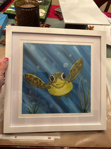 Cute Turtle (framed)