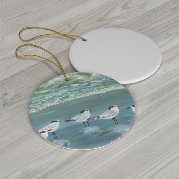 Round Ceramic Ornaments (Reflections)