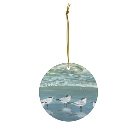 Round Ceramic Ornaments (Reflections)