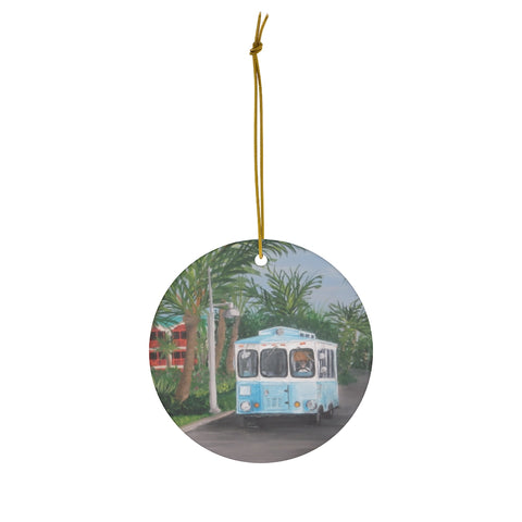 Round Ceramic Ornaments (South Seas)